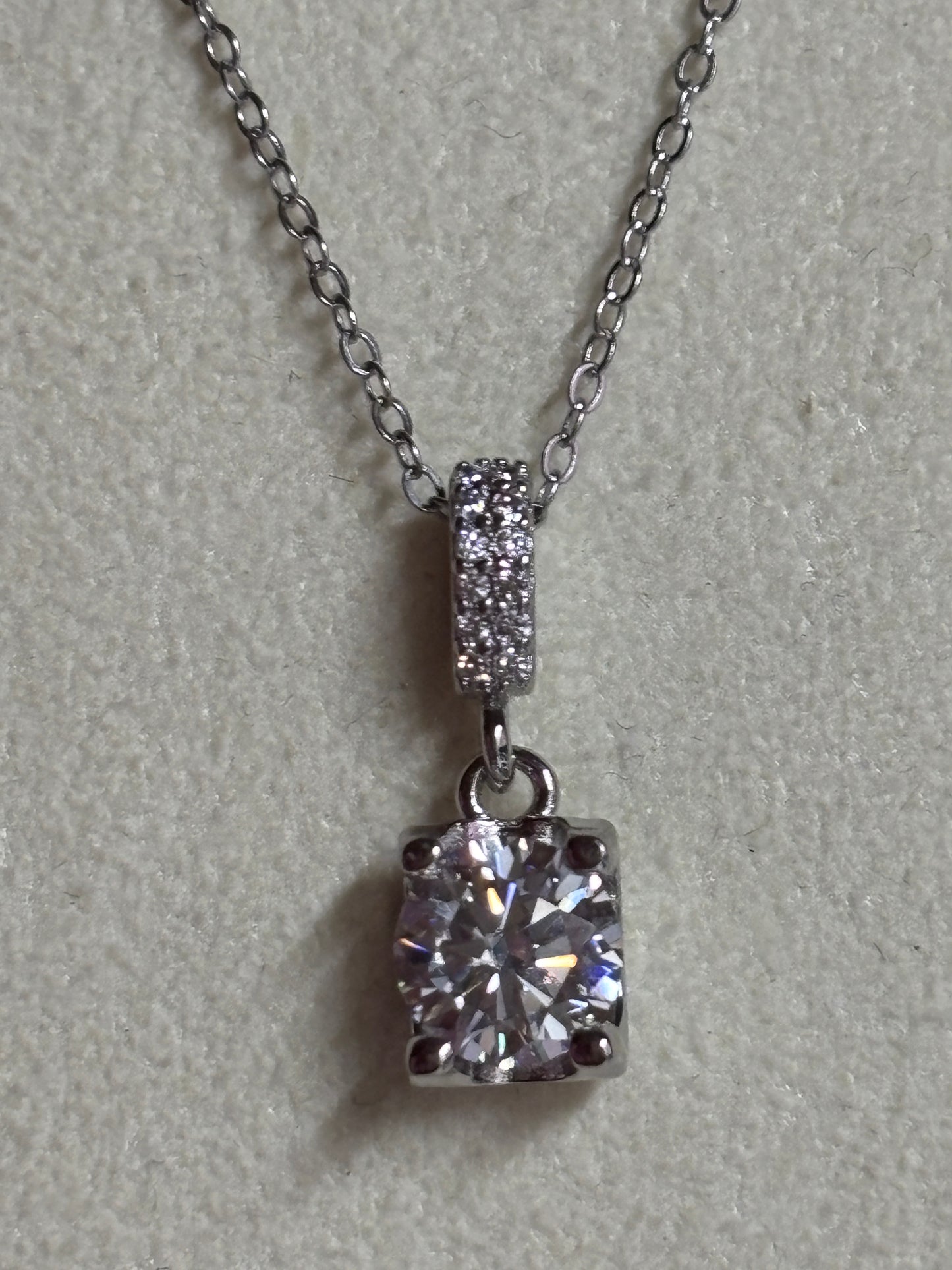 Sterling Silver S925 Moissanite Diamond