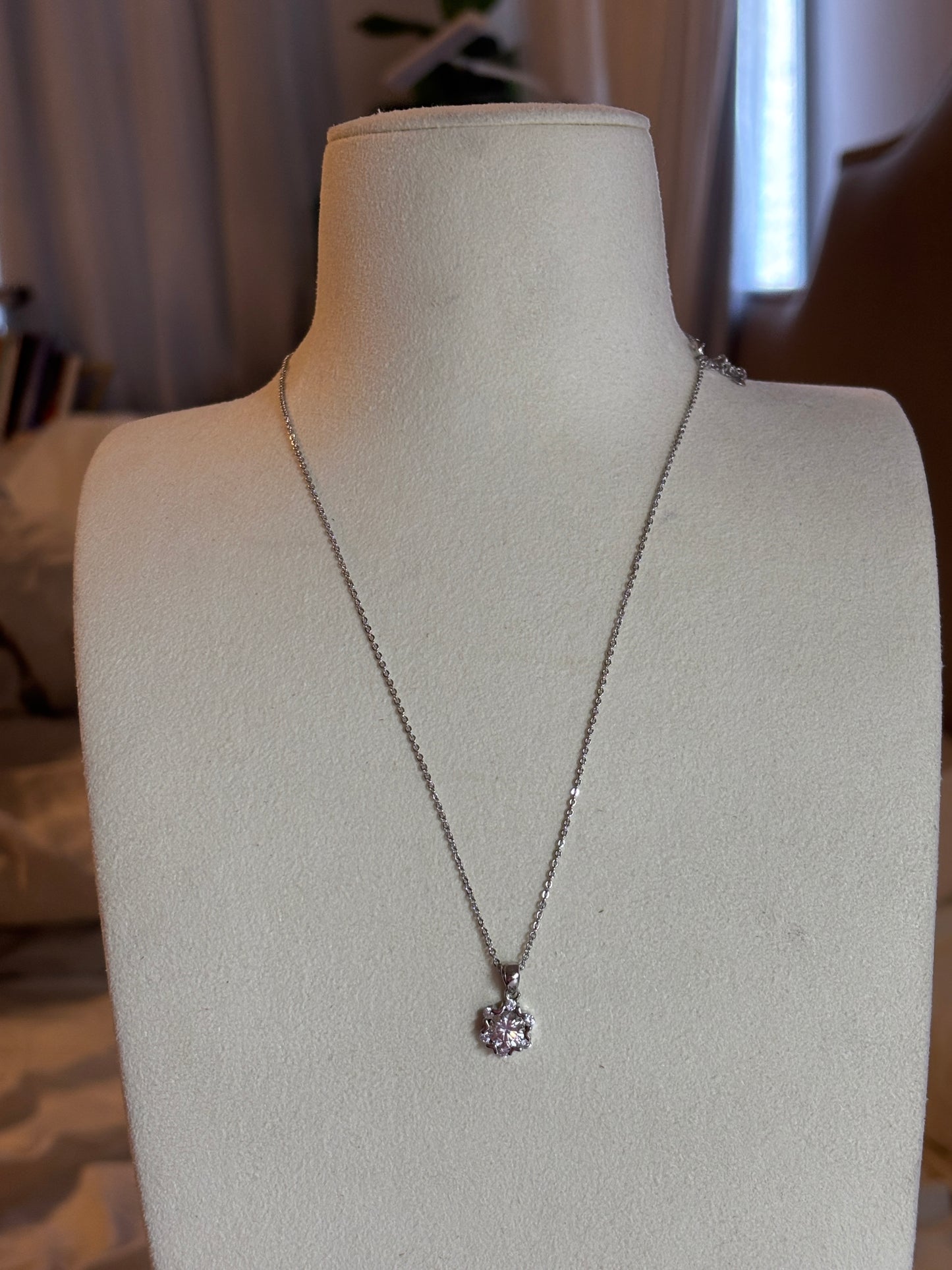XL68 1.5CT Sterling Silver S925 Moissanite Diamond