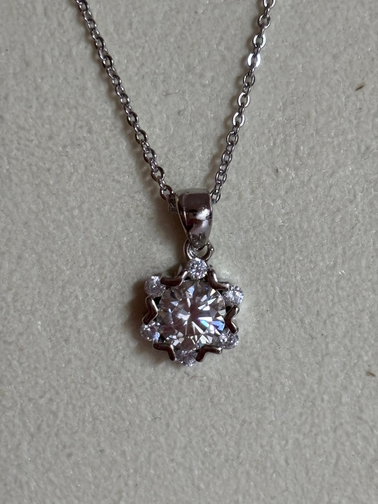 XL68 1.5CT Sterling Silver S925 Moissanite Diamond