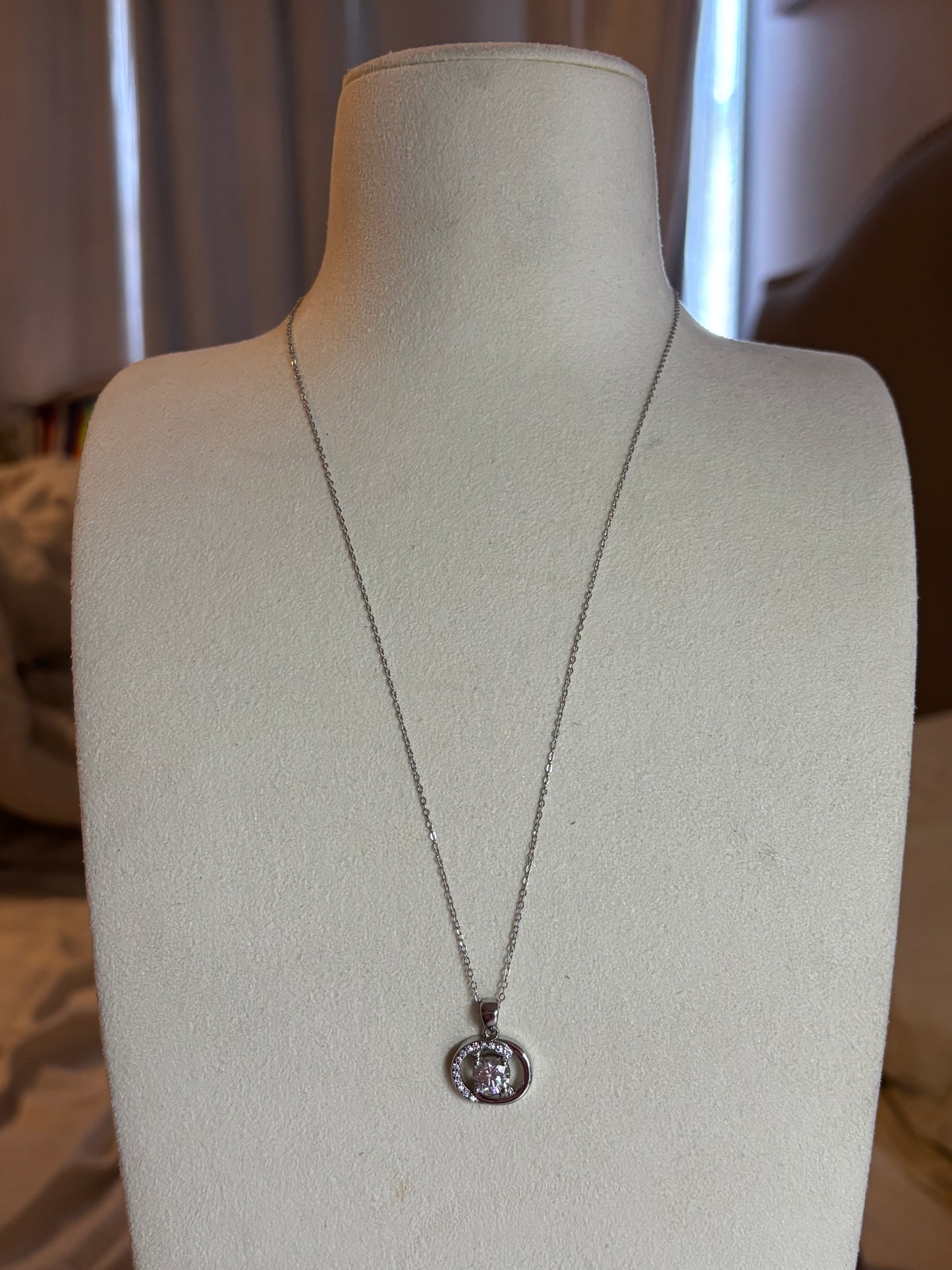 XL68 1.5CT Sterling Silver S925 Moissanite Diamond