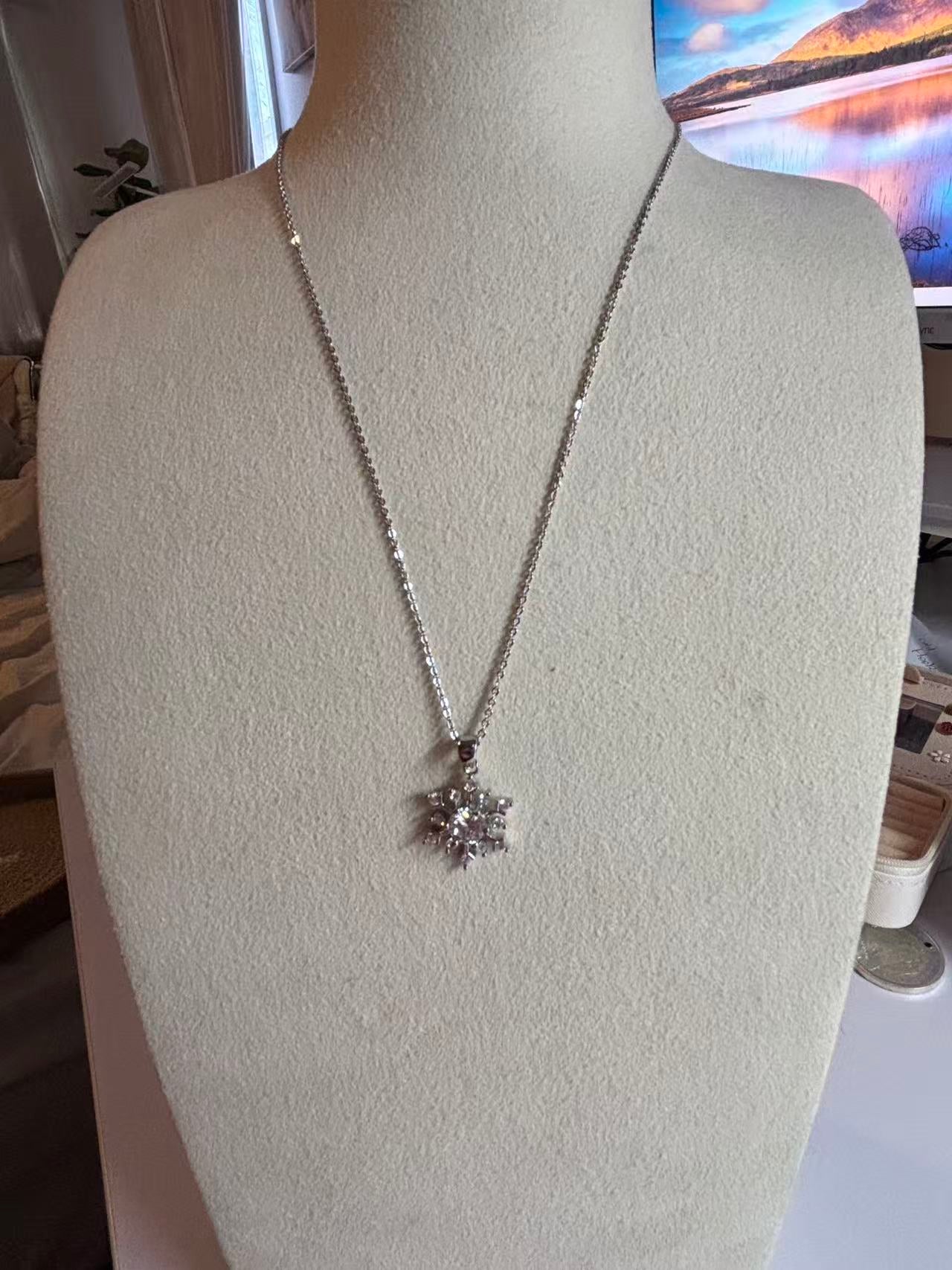 XL68 1.5CT Sterling Silver S925 Moissanite Diamond