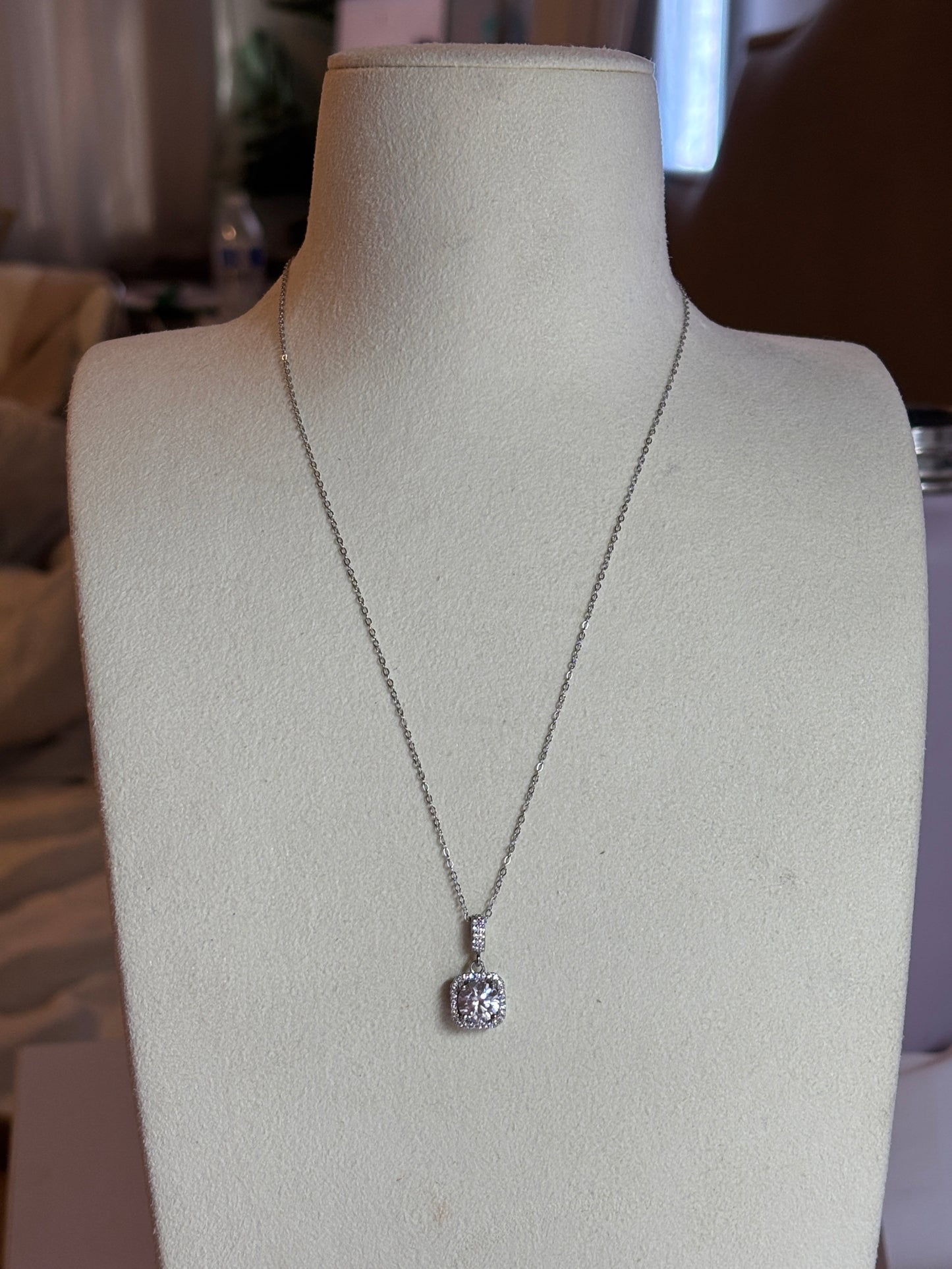 XL68 1.5CT Sterling Silver S925 Moissanite Diamond