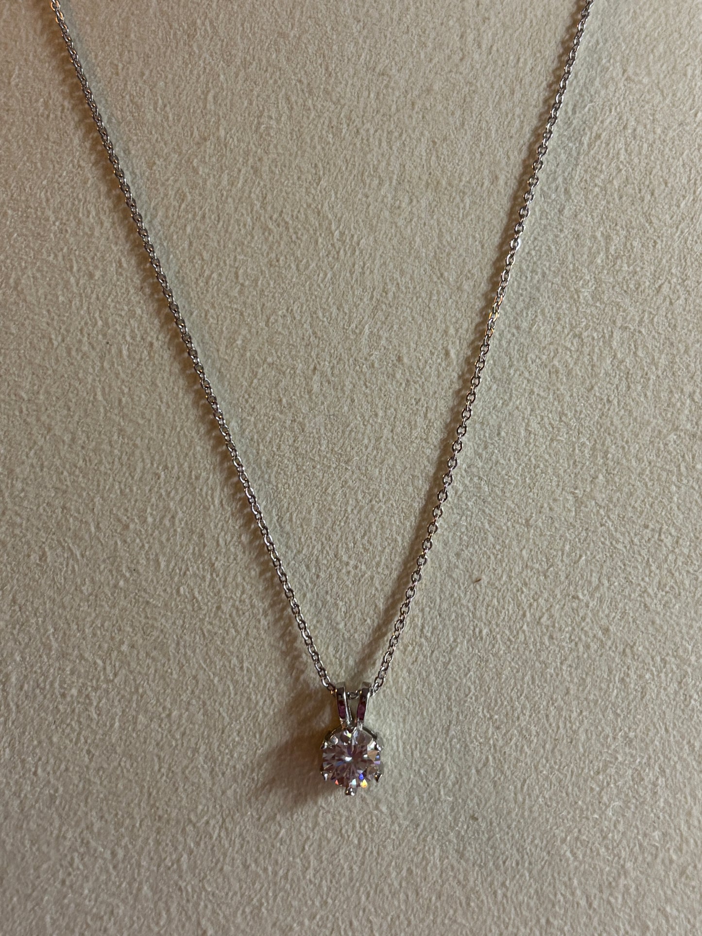 XL68 1.5CT Sterling Silver S925 Moissanite Diamond