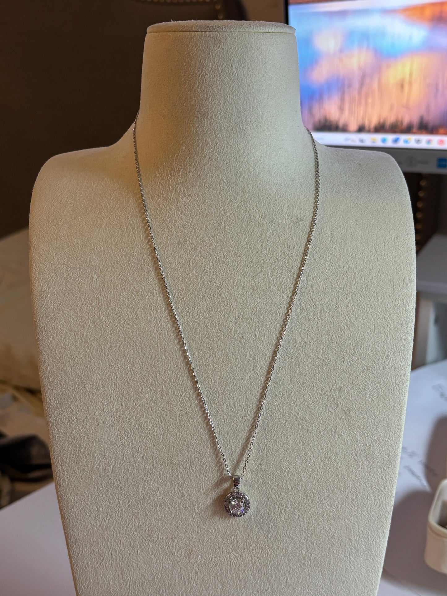 Sterling Silver S925 Moissanite Diamond