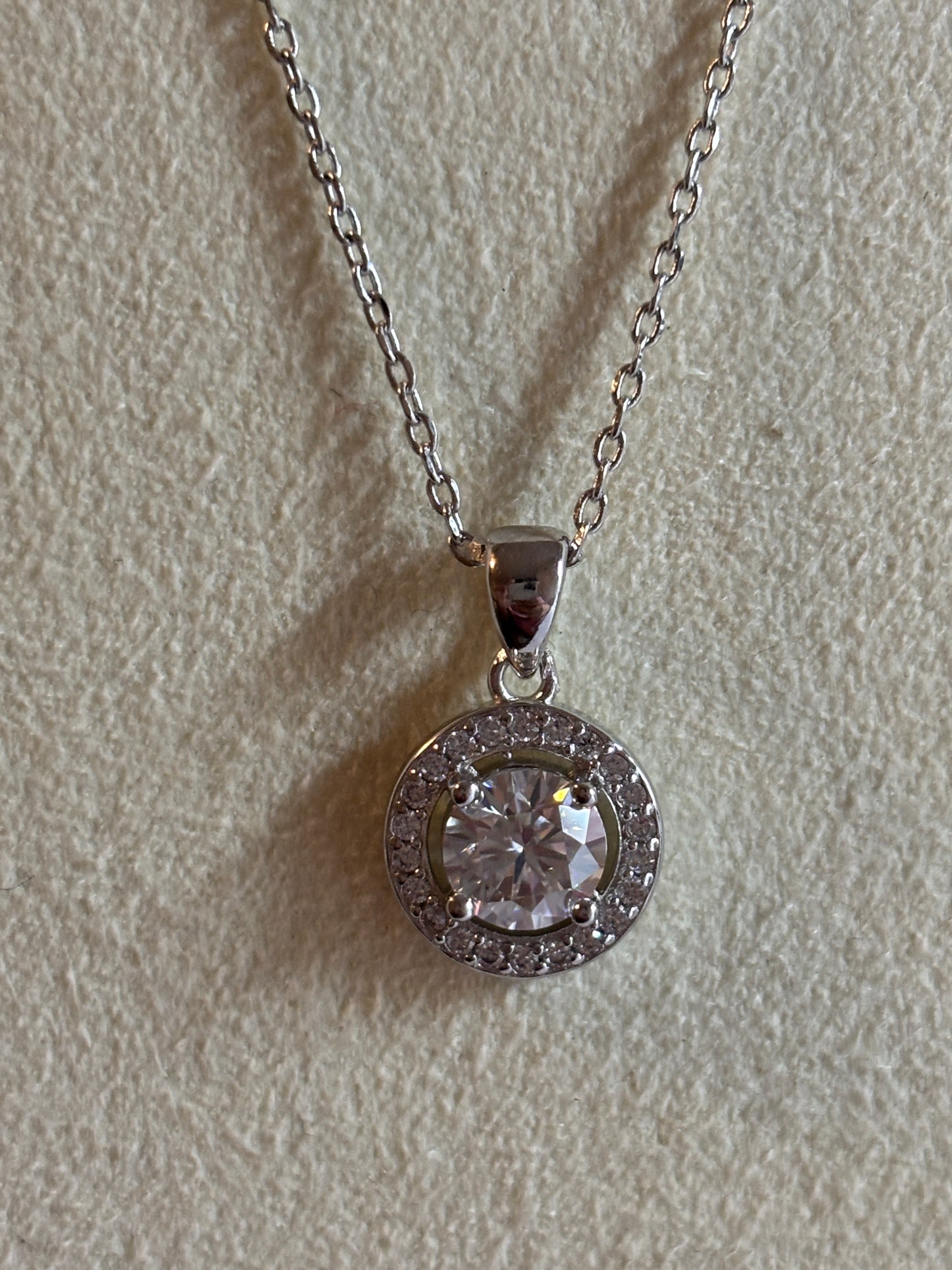 Sterling Silver S925 Moissanite Diamond