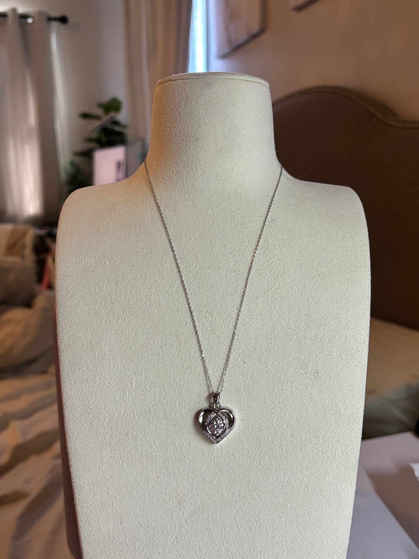 XL68 1.5CT Sterling Silver S925 Moissanite Diamond