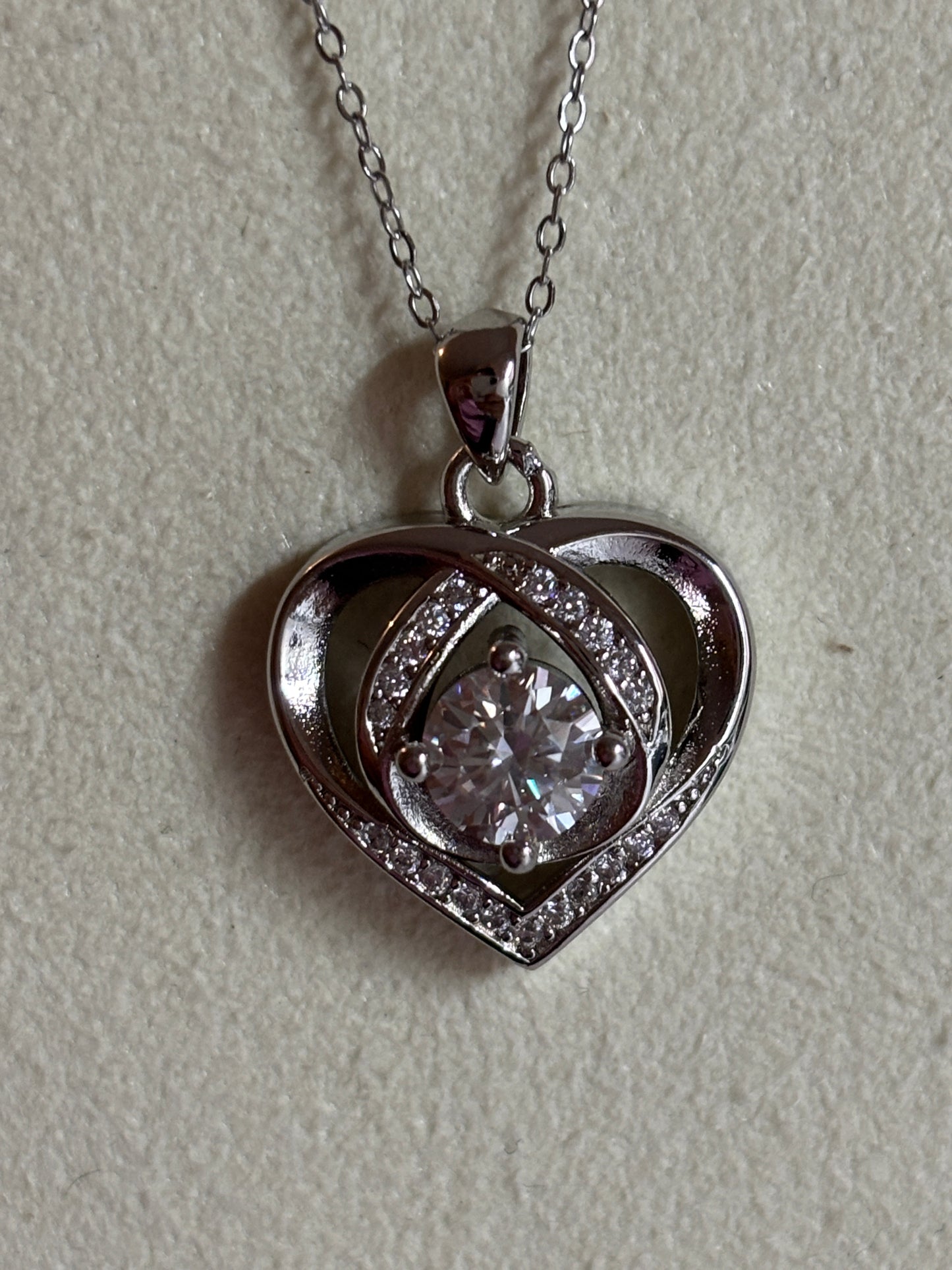 XL68 1.5CT Sterling Silver S925 Moissanite Diamond