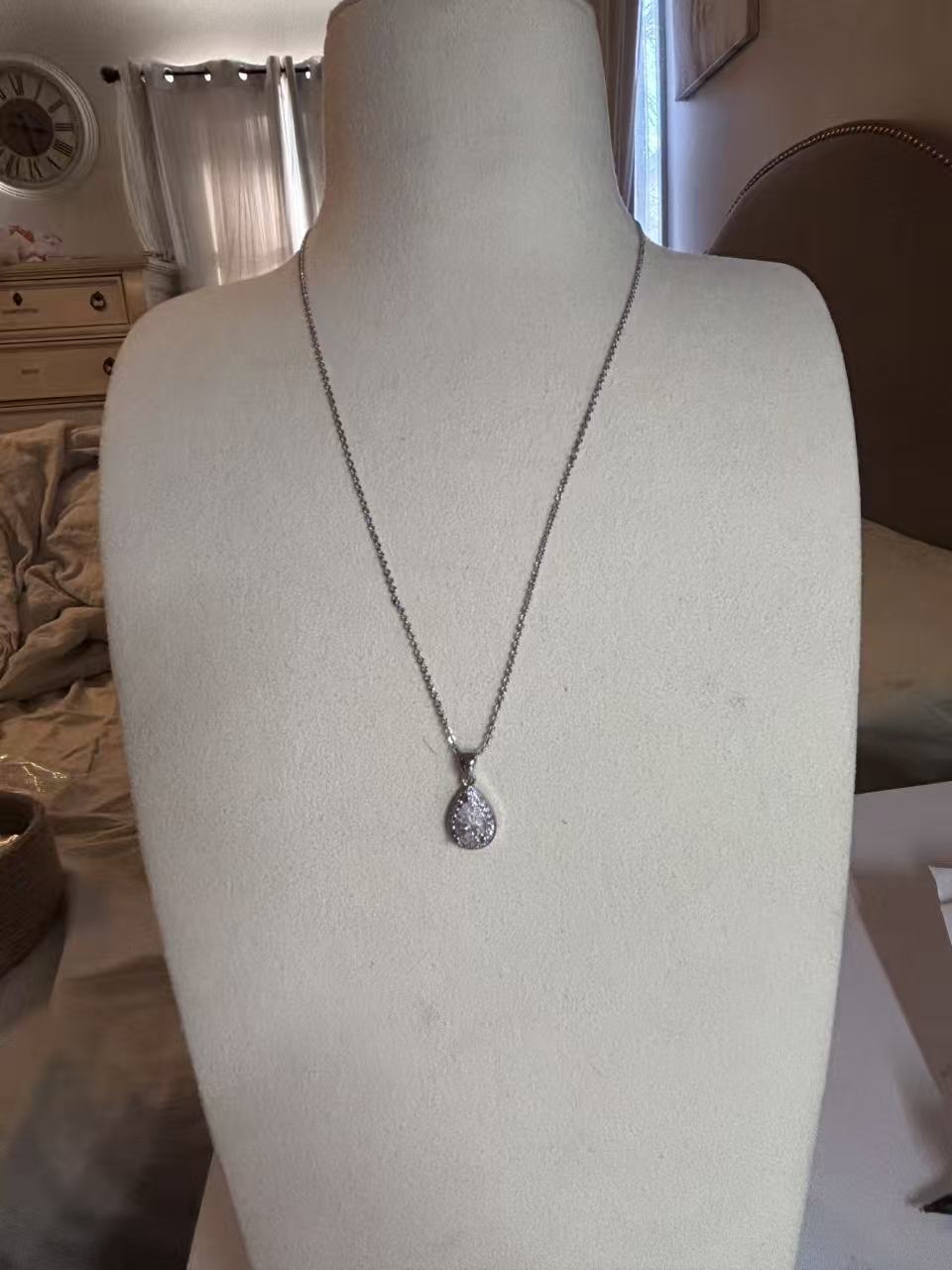 XL68 1.5CT Sterling Silver S925 Moissanite Diamond