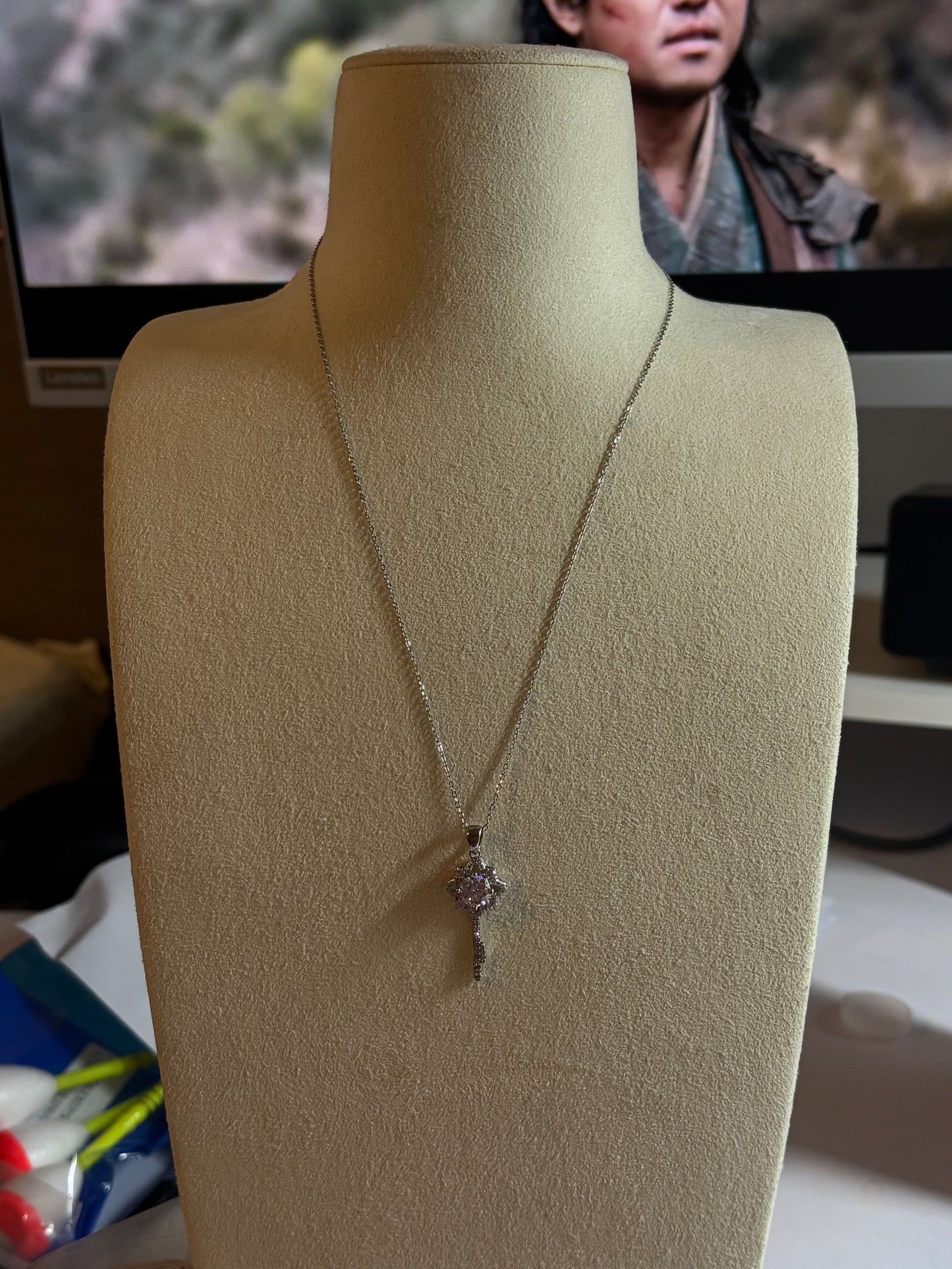 XL68 1.5CT Sterling Silver S925 Moissanite Diamond
