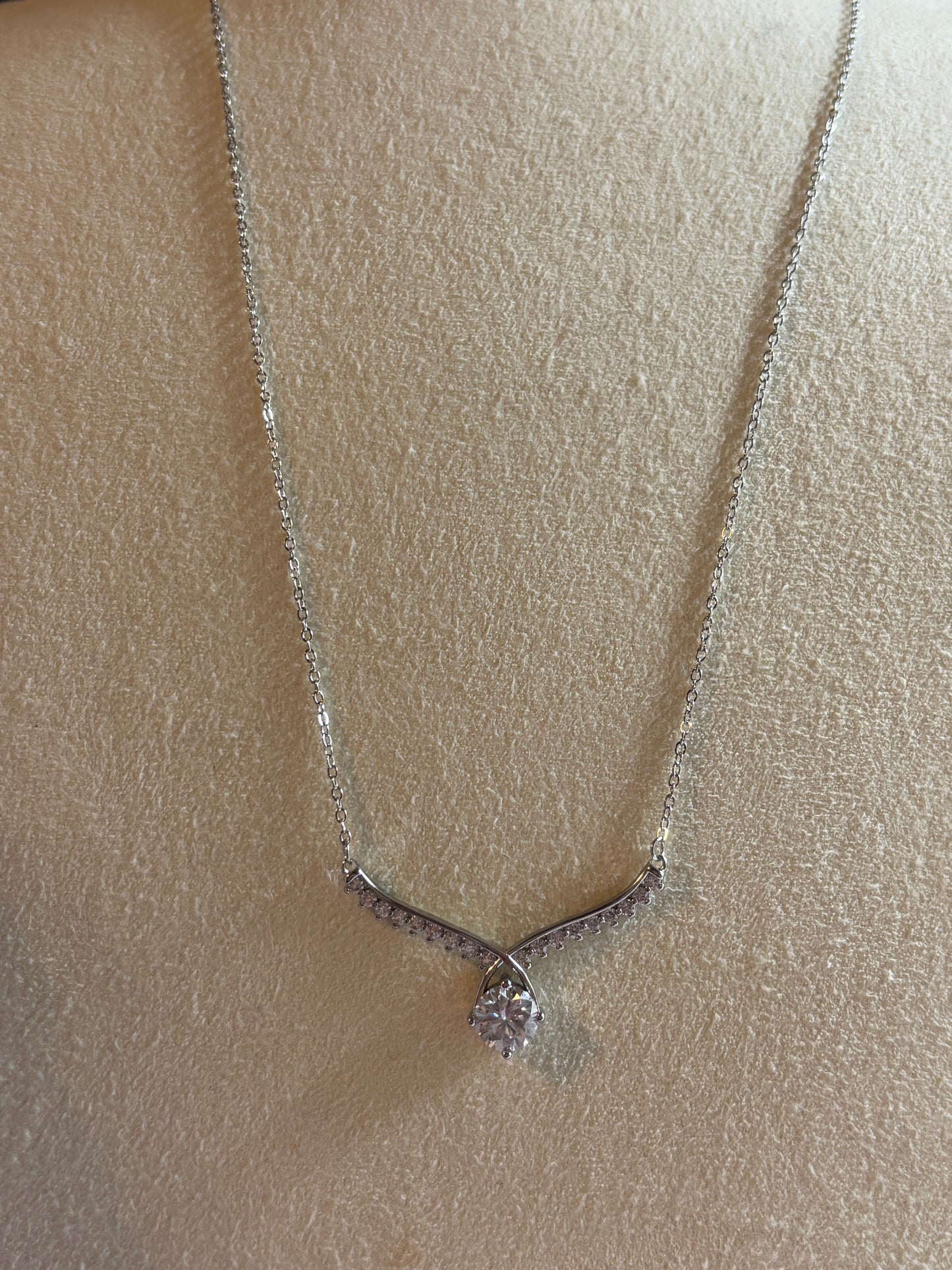 XL68 1.5CT Sterling Silver S925 Moissanite Diamond
