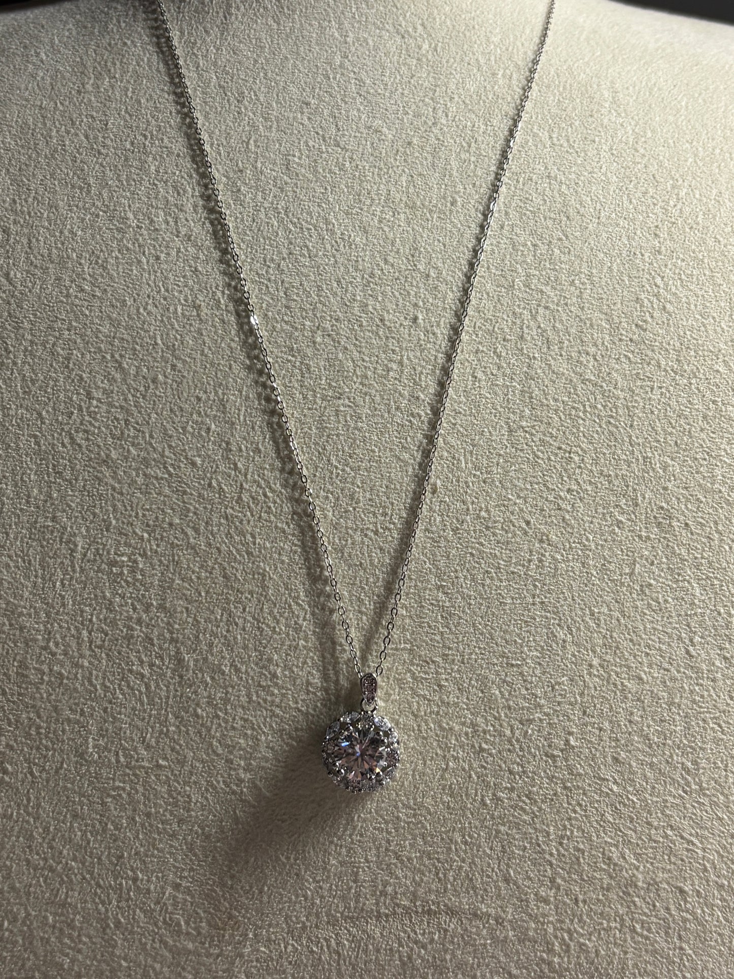 XL68 1.5CT Sterling Silver S925 Moissanite Diamond