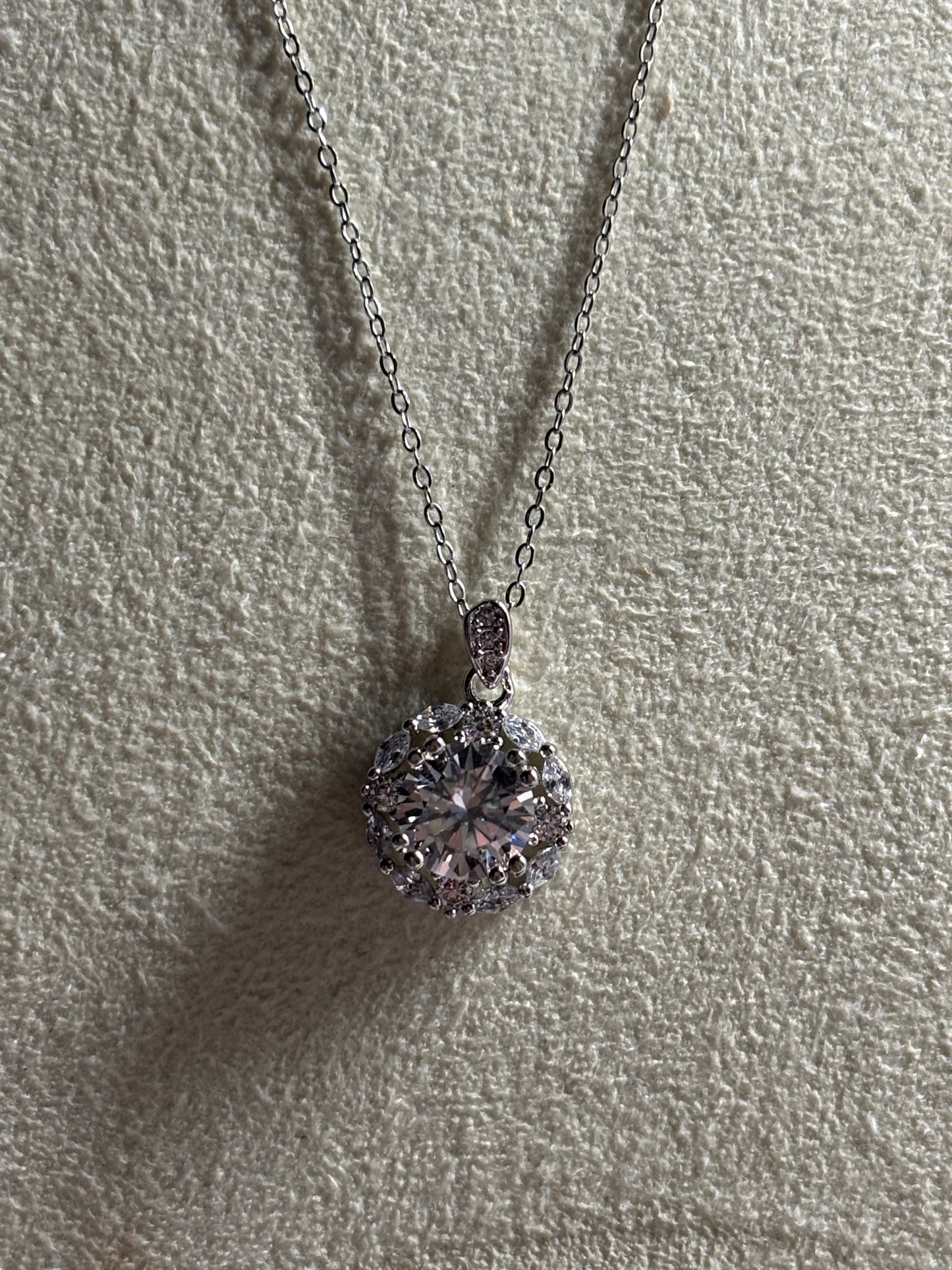 XL68 1.5CT Sterling Silver S925 Moissanite Diamond