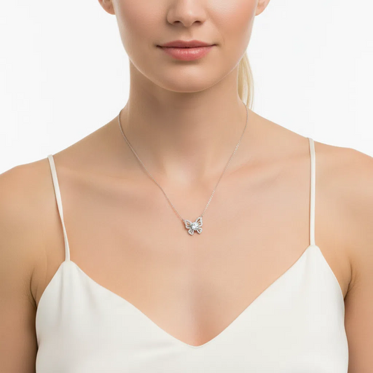 XL61 1CT Sterling Silver S925 Moissanite Diamond