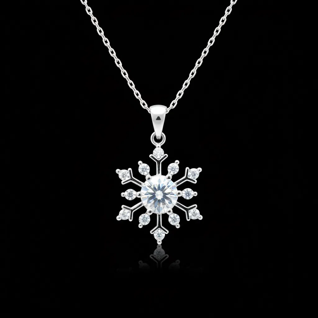 XL42 Sterling Silver S925 Moissanite Diamond