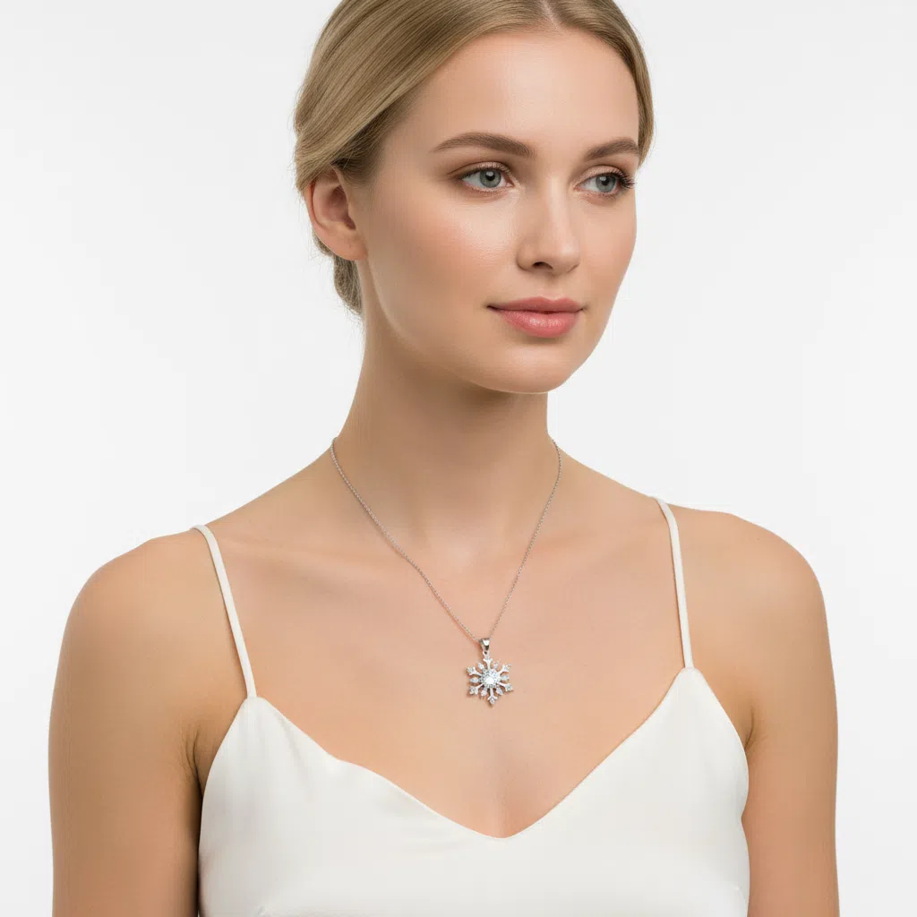 XL42 Sterling Silver S925 Moissanite Diamond