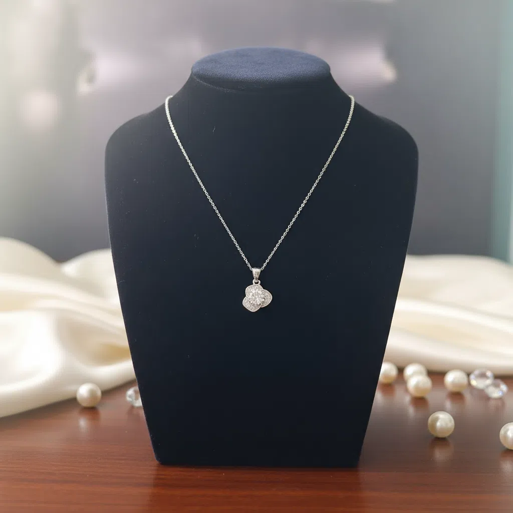 XL49 1CT Sterling Silver S925 Moissanite Diamond