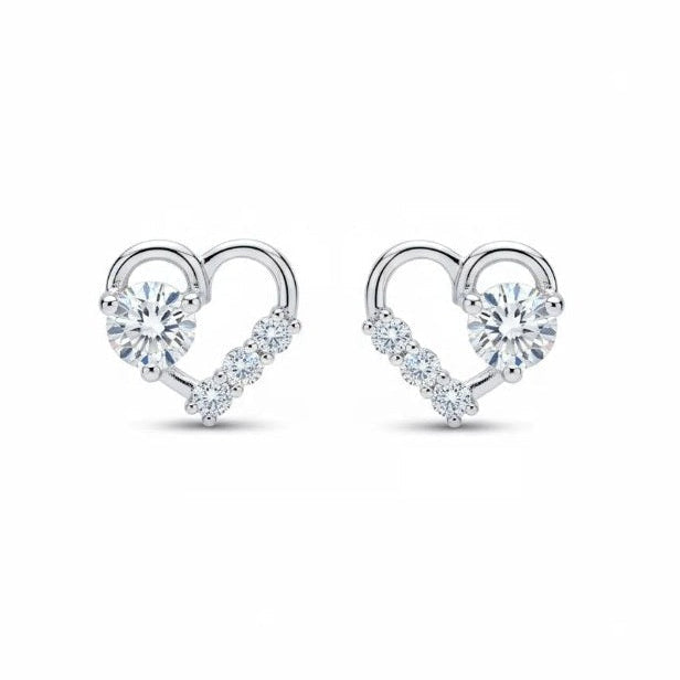 ER47 1CT  Sterling Silver S925 Moissanite Diamond 50%offamazon
