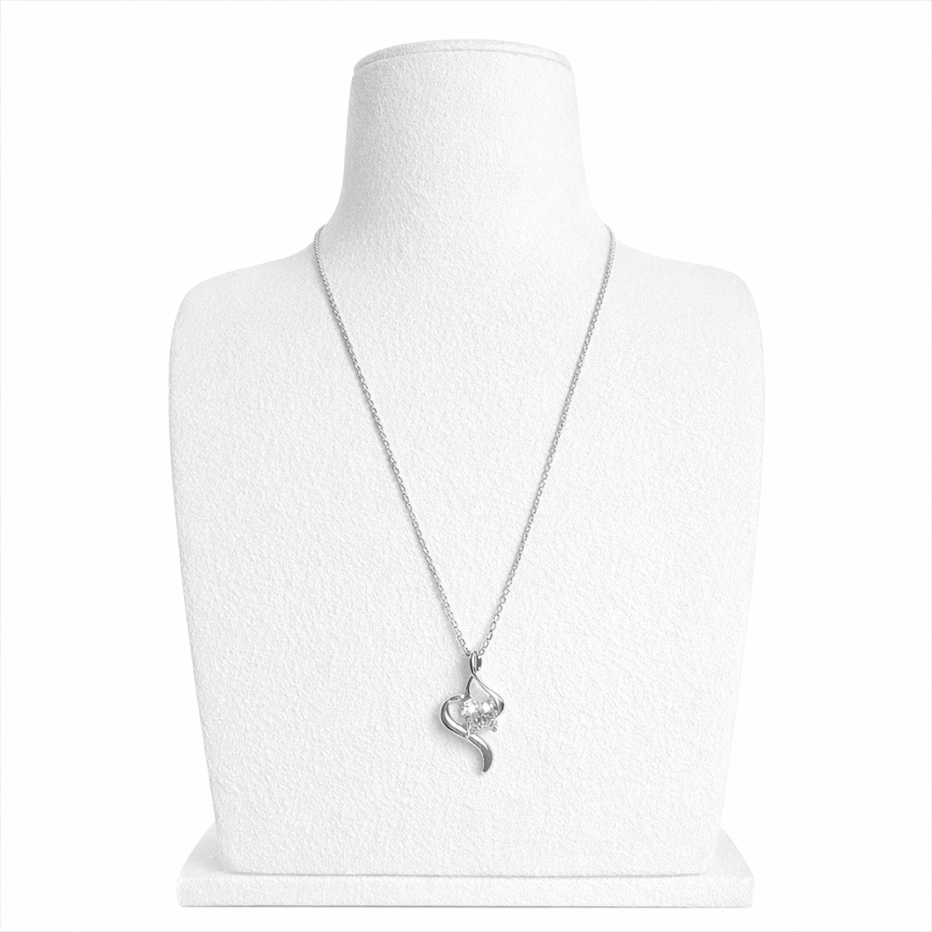 XL16 1CT Sterling Silver S925 Moissanite Diamond Necklace