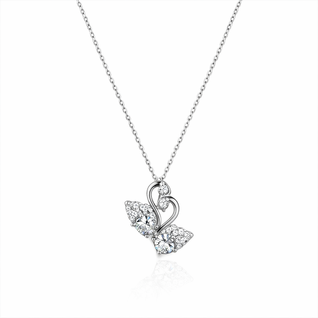 XL57 1CT Sterling Silver S925 Moissanite Diamond Necklace 50%offamazon