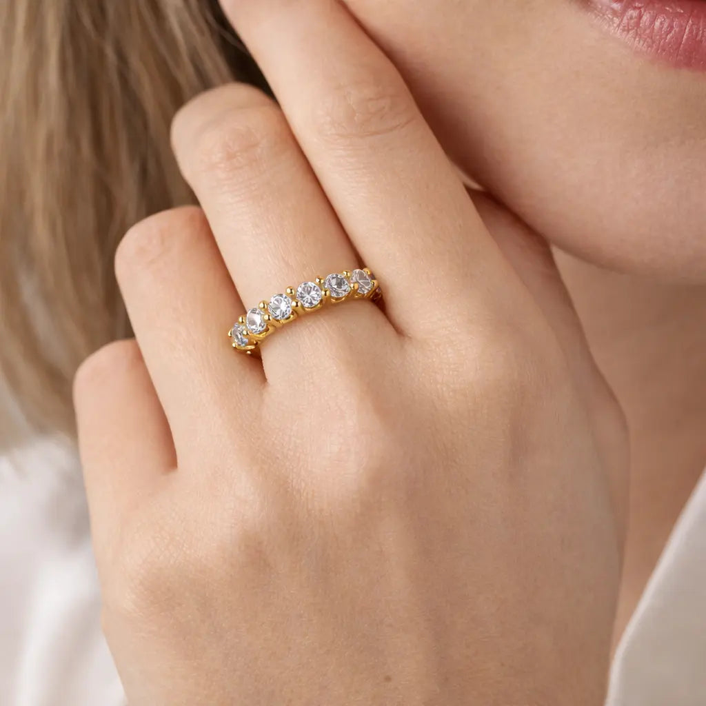 JZ68 Sterling Silver S925 Moissanite Diamond 50%offamazon