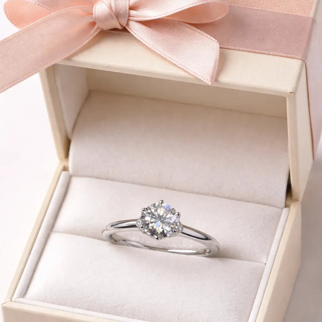 JZ60 1.5CT Sterling Silver S925 Moissanite Diamond 50%offamazon