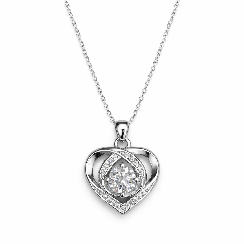 XL67 1CT Sterling Silver S925 Moissanite Diamond 50%offamazon