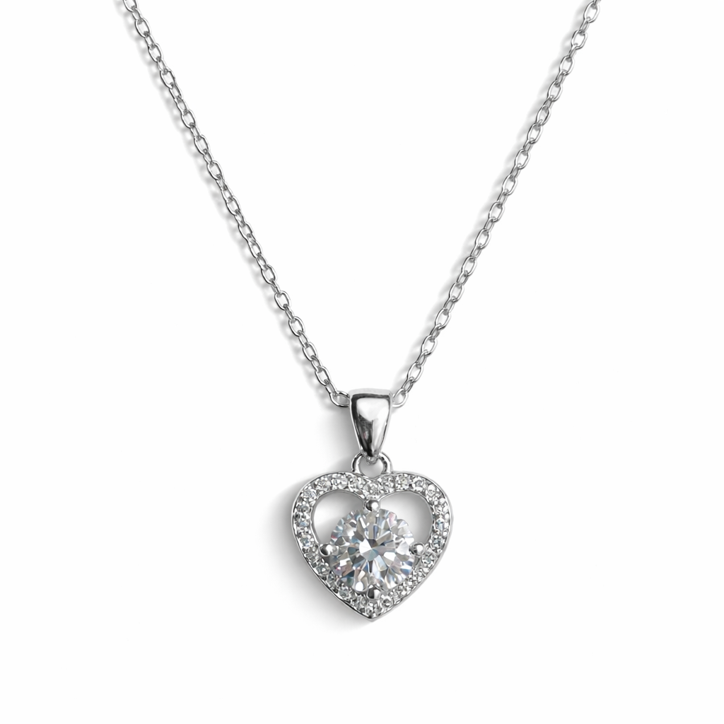 XL69 1CT Sterling Silver S925 Moissanite Diamond 50%offamazon