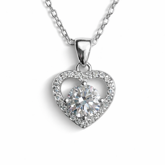 XL69 1CT Sterling Silver S925 Moissanite Diamond 50%offamazon