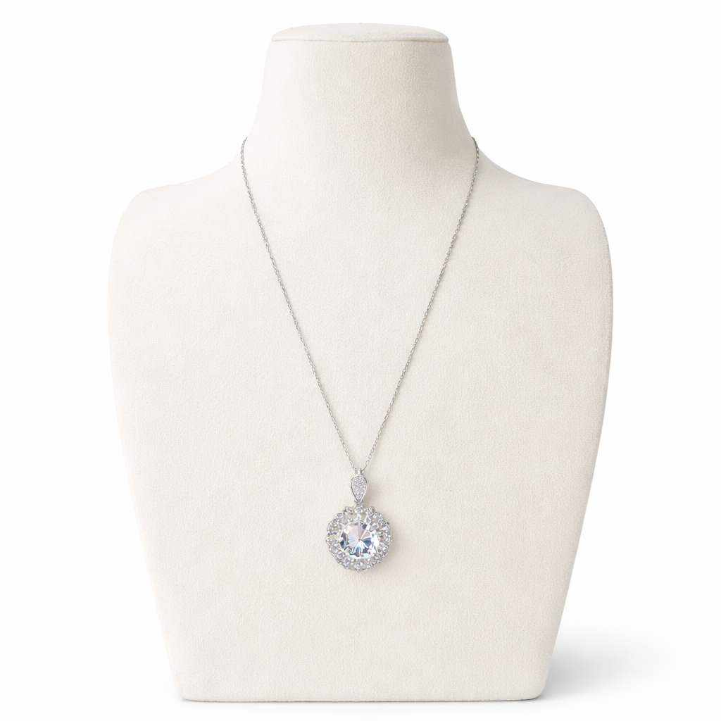 XL58 5CT Sterling Silver S925 Moissanite Diamond 50%offamazon
