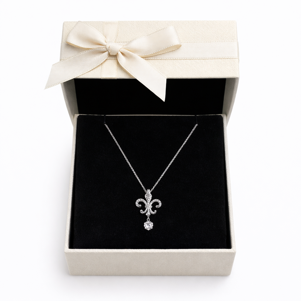 XL36 1CT Sterling Silver S925 Moissanite Diamond Necklace