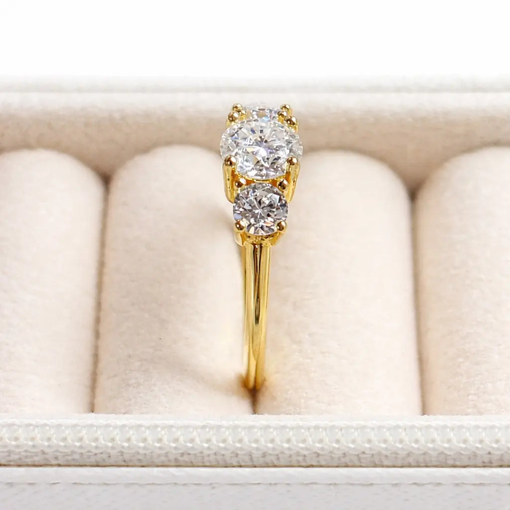 JZ69 1CT Sterling Silver S925 Moissanite Diamond 50%offamazon