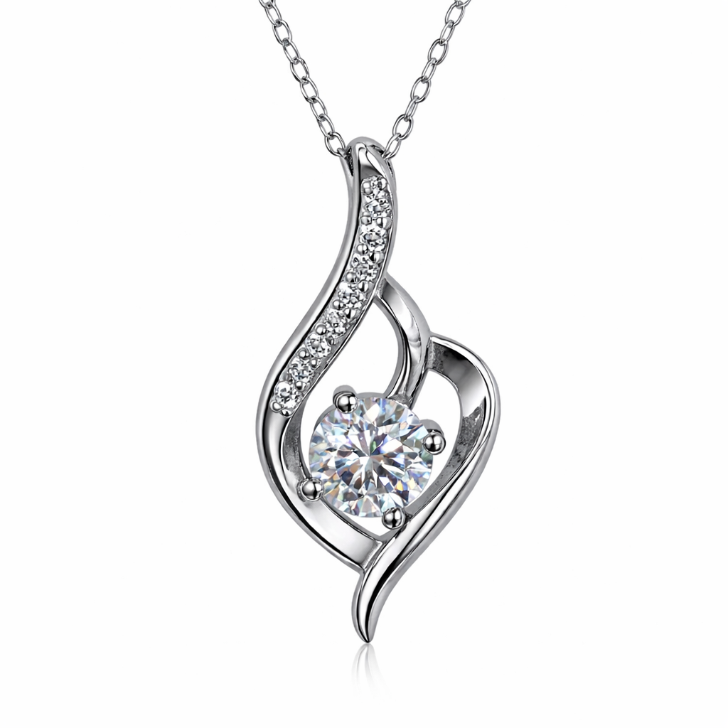 Sterling Silver S925 Moissanite Diamond