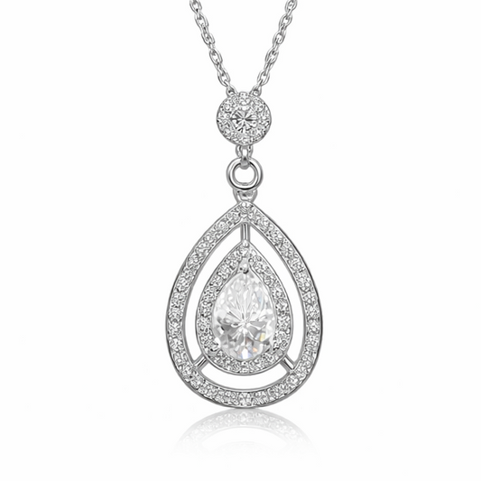 XL68 1.5CT Sterling Silver S925 Moissanite Diamond