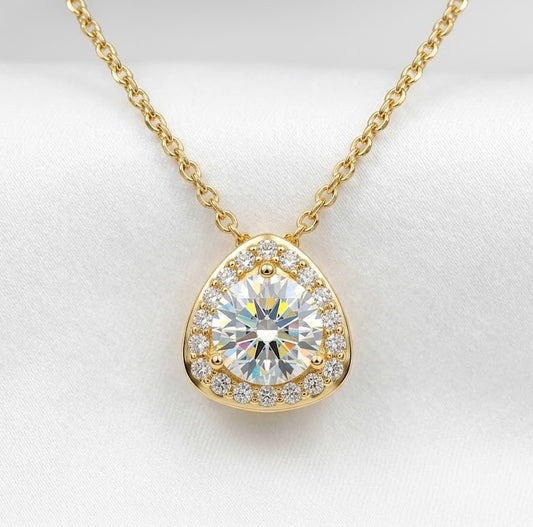 XL68 1.5CT Sterling Silver S925 Moissanite Diamond