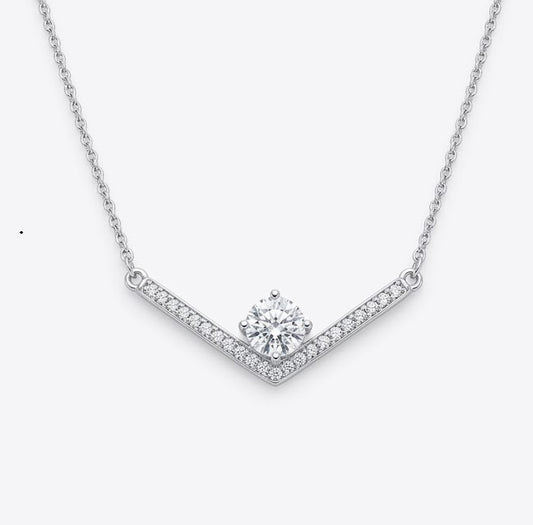 XL68 1.5CT Sterling Silver S925 Moissanite Diamond