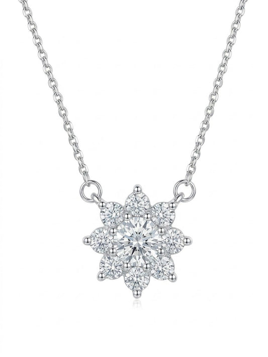 XL68 1.5CT Sterling Silver S925 Moissanite Diamond