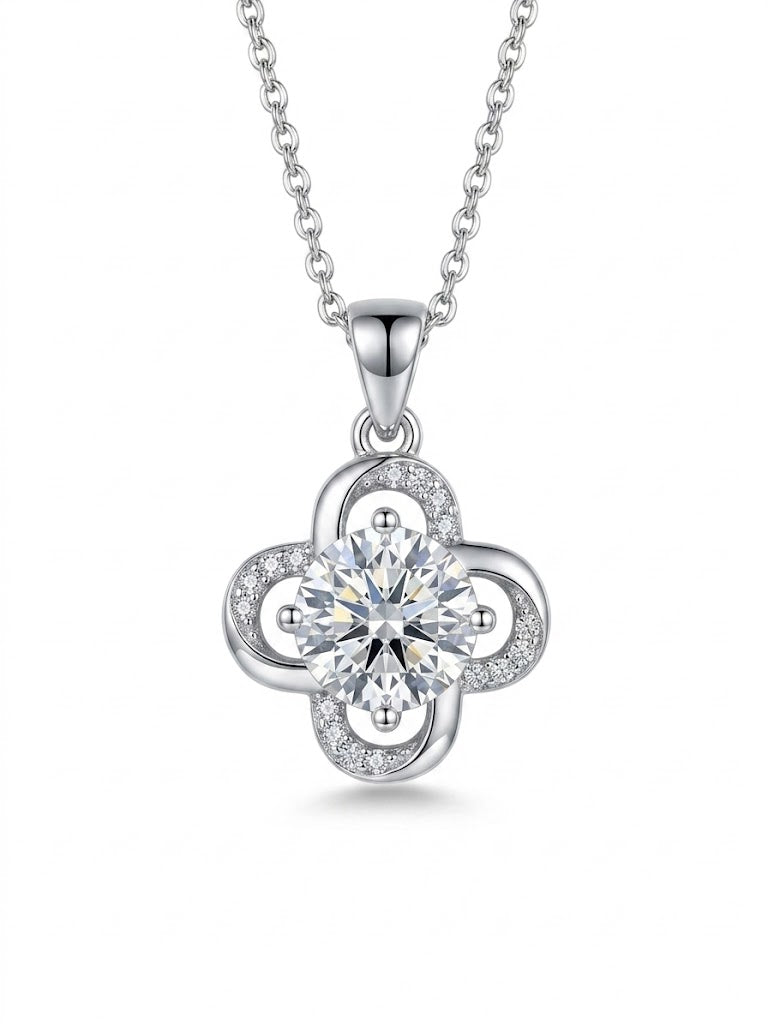 XL68 1.5CT Sterling Silver S925 Moissanite Diamond
